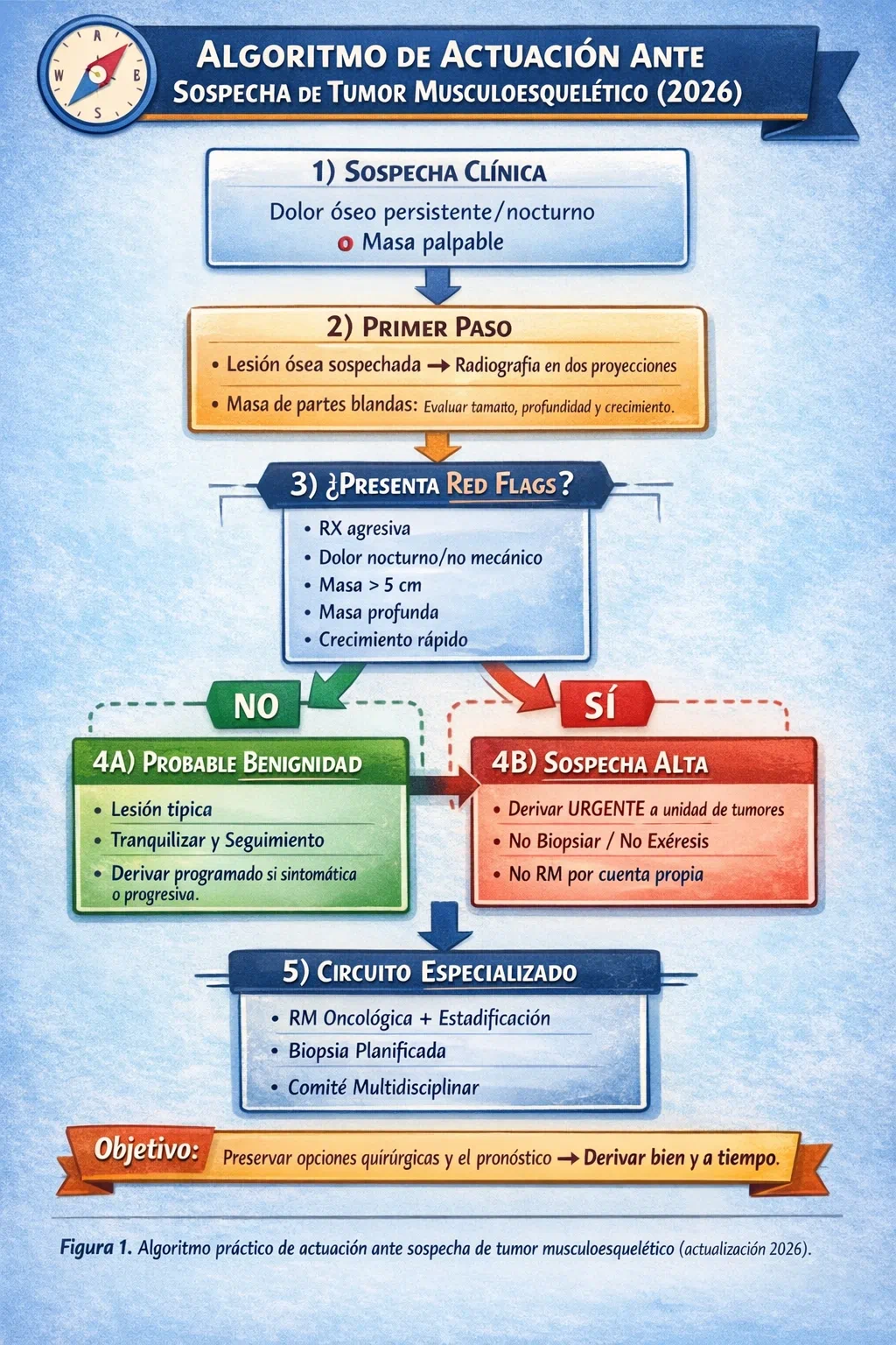 Algoritmo de abordaje diagnóstico de tumores musculoesqueléticos