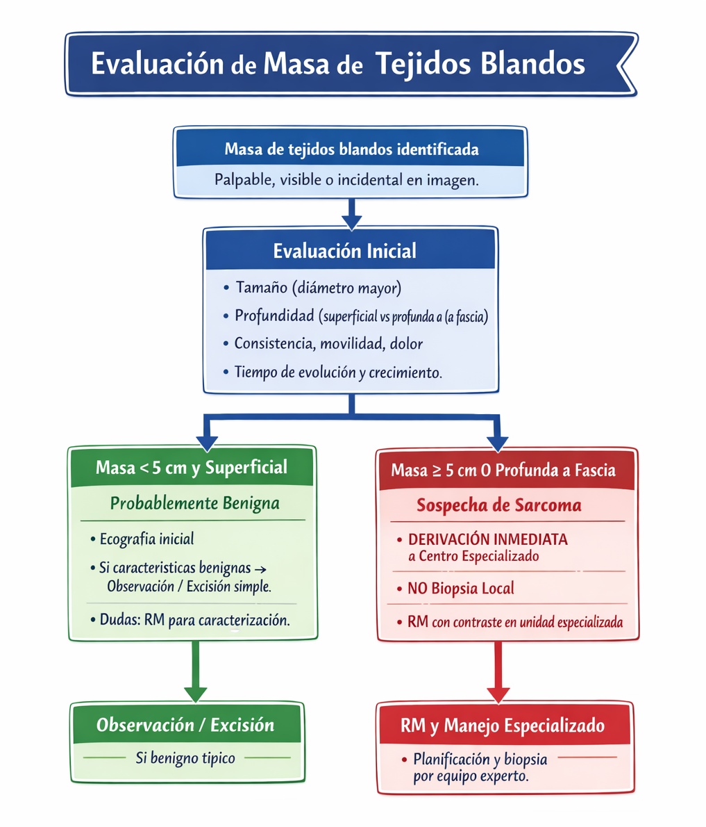Algoritmo para evaluación de masa de tejidos blandos