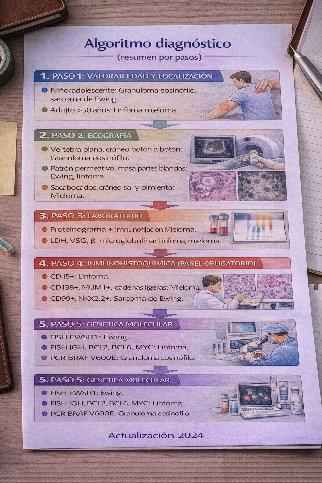 Algoritmo diagnóstico de tumores de células redondas pequeñas