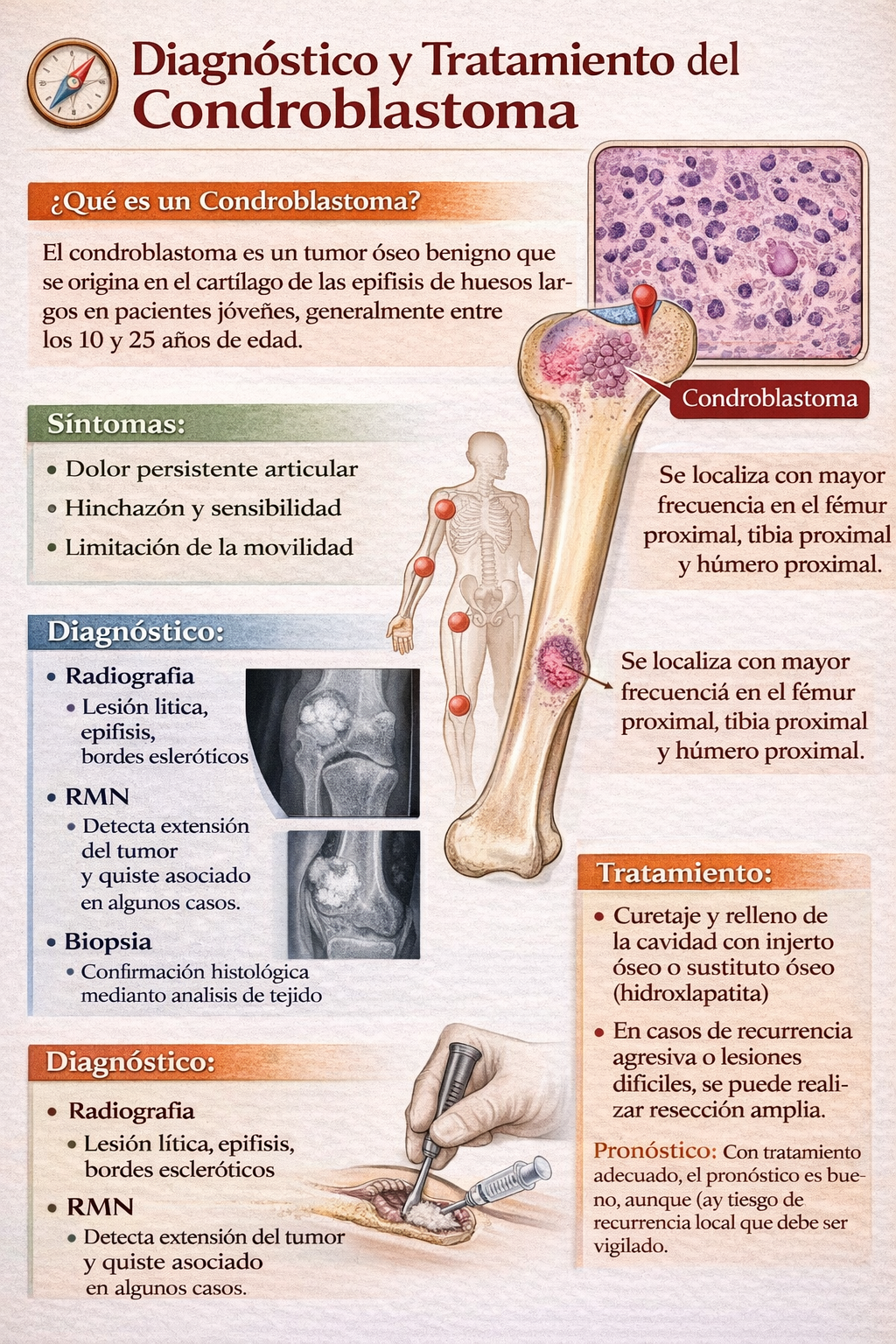 Condroblastoma: esquema orientativo