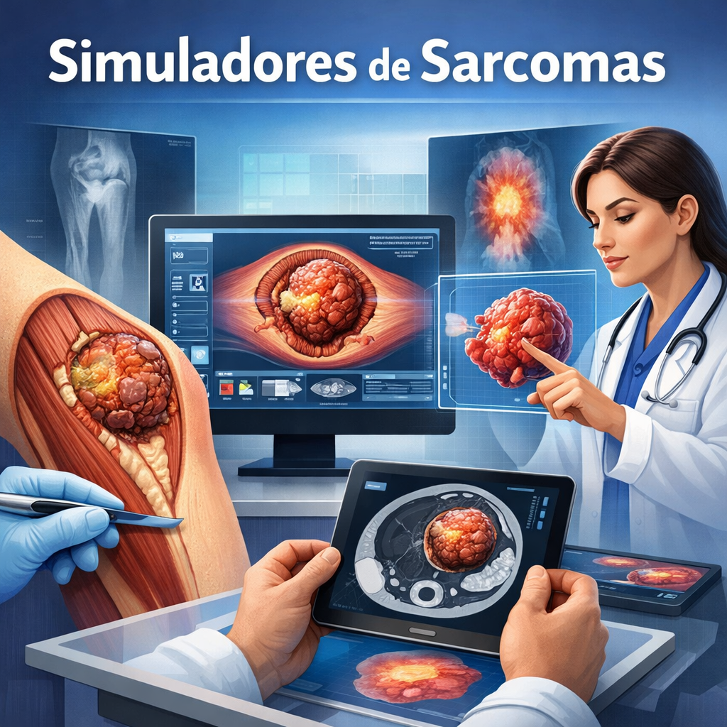 Esquema de simuladores de sarcoma en partes blandas