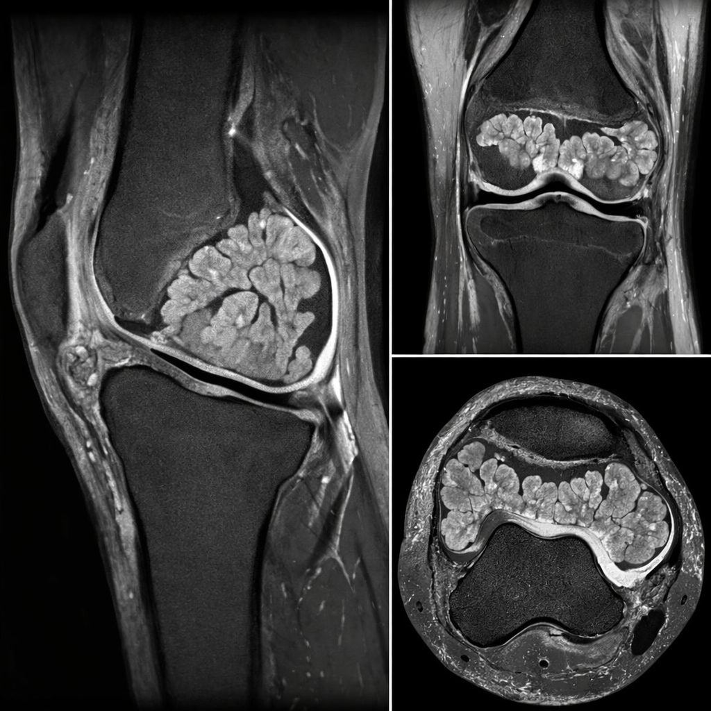 RM de lipoma arborescens